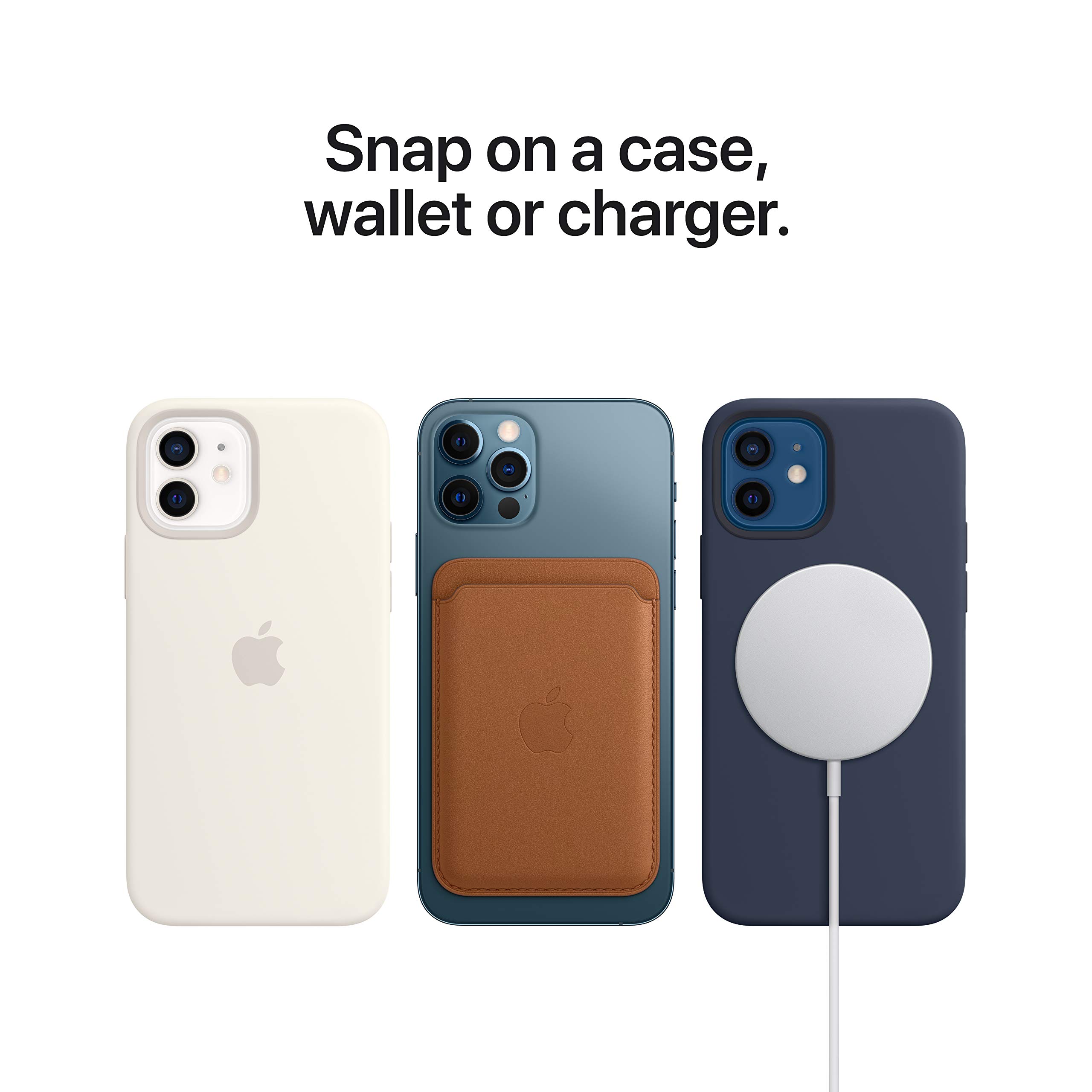 Apple Silicone Case with MagSafe (for iPhone 12, 12 Pro) - Deep